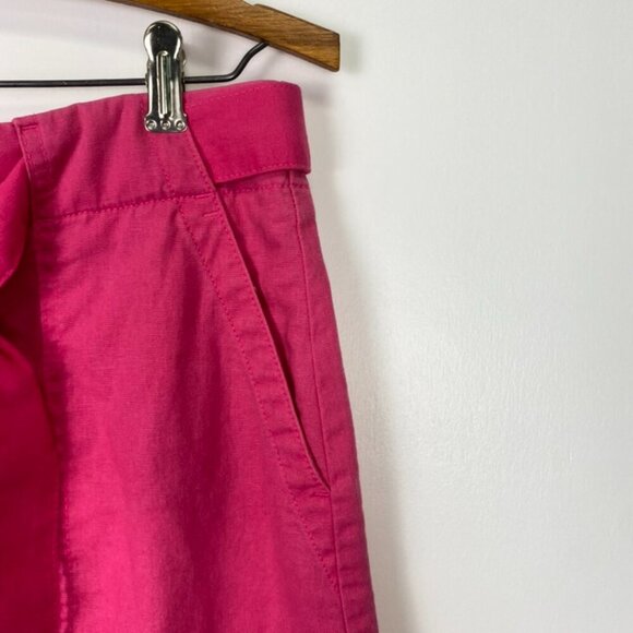 J. Crew Pink Linen Blend Skirt with Tie - Picture 4 of 10